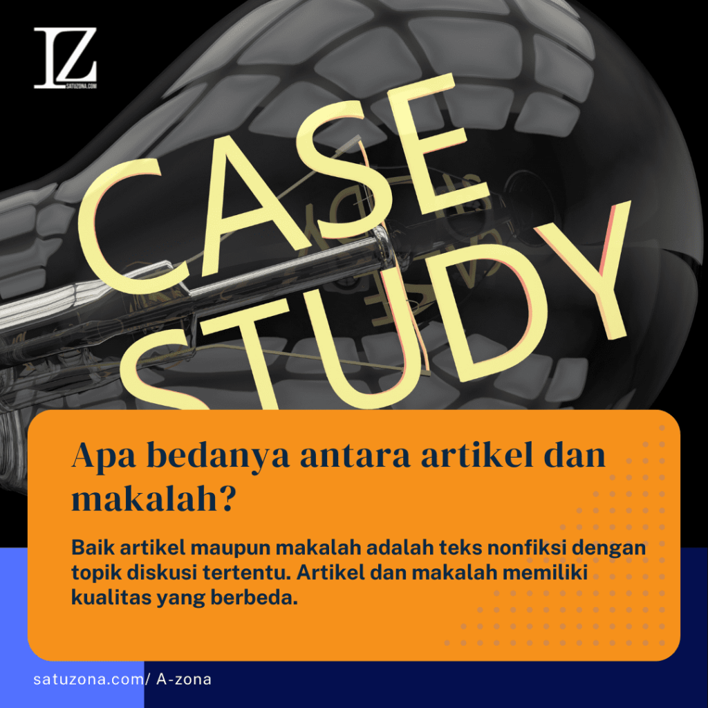 Apa bedanya antara artikel dan makalah?