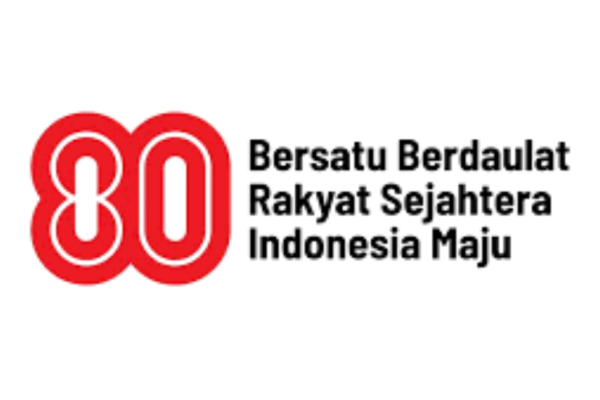 Logo HUT ke-80 RI 2025