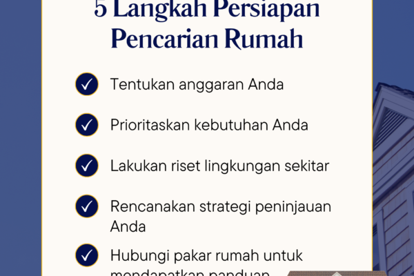 Langkah Persiapan Pencarian Rumah